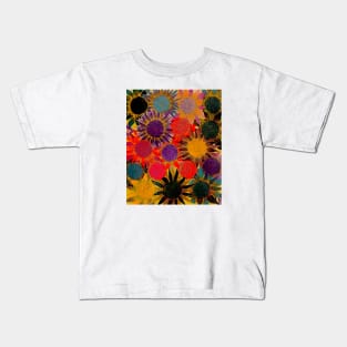 Rainbow flowers Kids T-Shirt